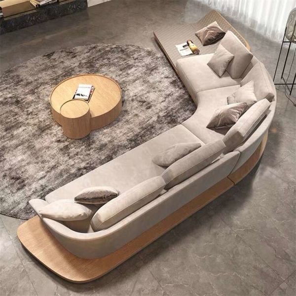 Массивный деревянный фанера гостиная диваны диваны кожевенная крышка