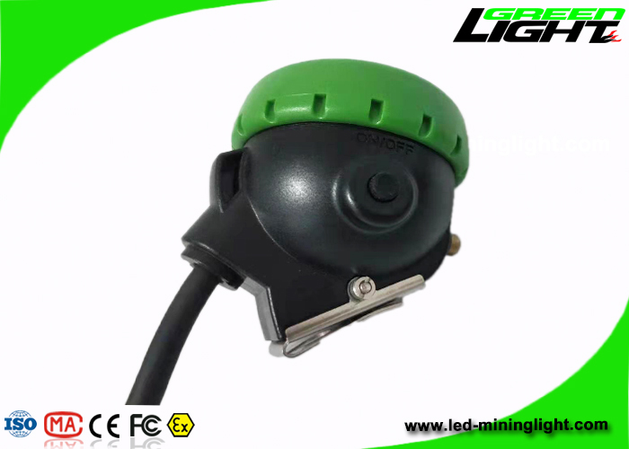 Headlamp горнорабочего кнопки перезаряжаемые 216lum 7.8Ah силикона лампы крышки минирования безопасности 10000Lux для подземной угольной шахты