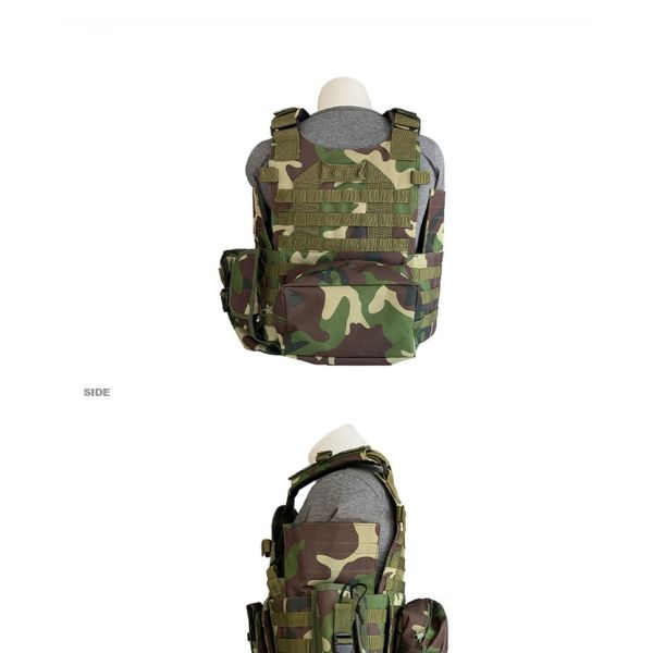 Полиэстерный жилет/жакет для защиты тела Картонный пакетик Размер 63*47*50 см Зеленый и прочный