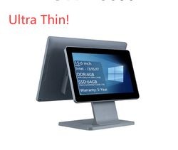 Wholesale 15.6inch Win10/11 Linux Android Dual Screen POS System All in One POS Machine Retail POS Cash Register for Restaurants