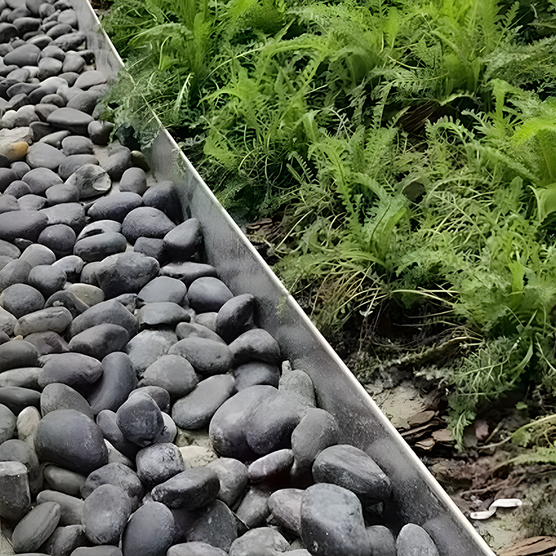 Flexible Aluminum Garden Edging Heavy Duty For Straight / Curved Landscape Borders