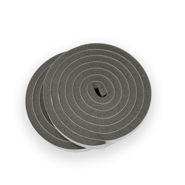 Customizable PU Foam Insulation Strips High Density Weatherstripping Tape Grey & White