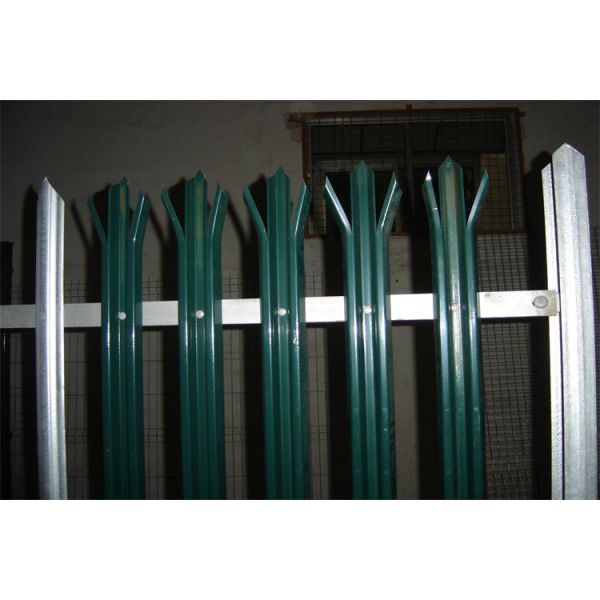 W Type Galvanized Panel Security Steel Palisade Fencing Suppliers