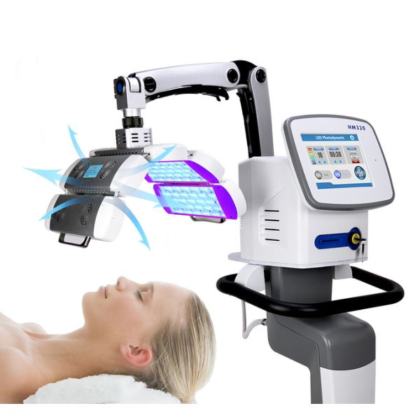 Professional 300 LED Gene Biological Light Therapy Machine with Goggles for Skin Rejuvenation and Acne