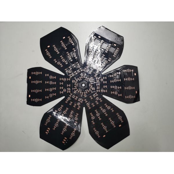 Double Layer Board Fire Protection Level V0 Customizable Design Flexible Printed Circuit Board for Beauty and Medical Equipment