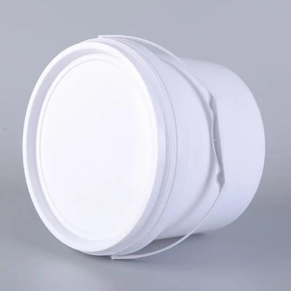 Stackable Plant Seed Keeper Round Plastic Bucket With Silk Screen Printing