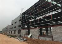 A pré fabriqué tout l'entrepôt de structure métallique avec la fenêtre de glissement en aluminium