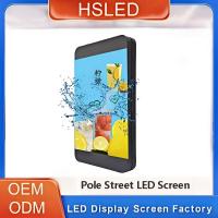 Display LED Pole Exterior Publicidad en carteleras de LED a todo color
