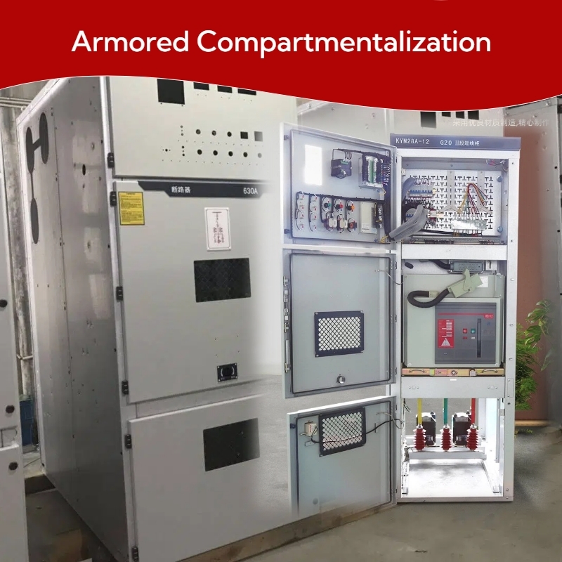 IEC Medium Voltage VCB Armoured Switchgear 12kV 36kV Withdrawable Metal Clad Switchgear
