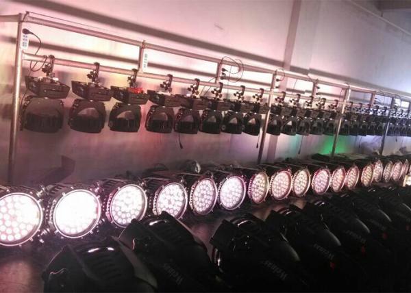 RGB LED 36PCS 3W Par Lighting With IP65 Waterproof Housing For Outside