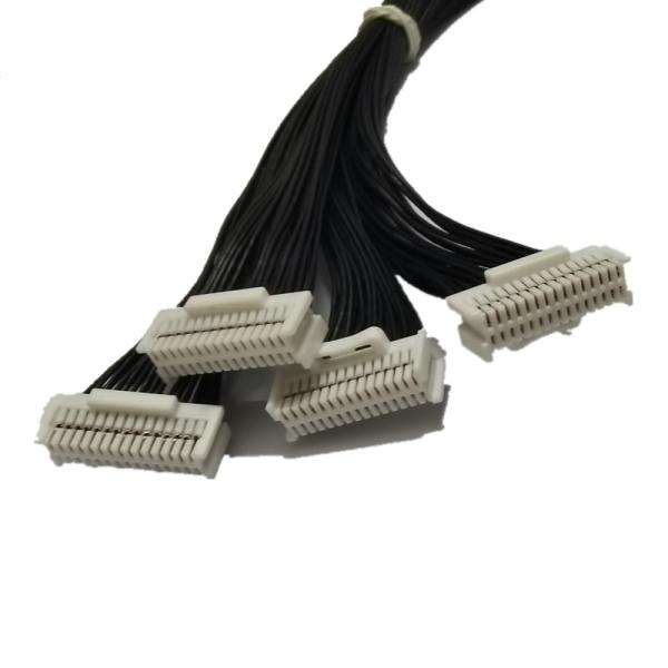 Custom 30 Pin Lvds Cable Assembly DF50S-30DS-1C HRS Connector 1.0mm