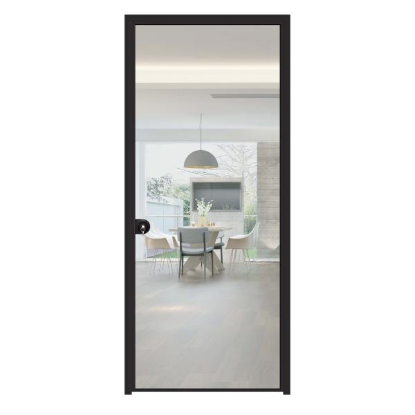 Porta original de alumínio com 10 camadas de vedação e cor opcional