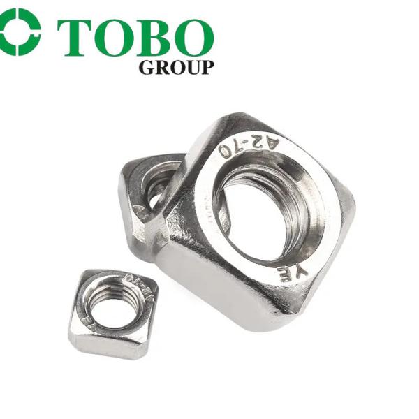 M3 M4 M5 M6 M8 M10 M12 Din 557 Stainless Steel 304 Threaded Square Nuts