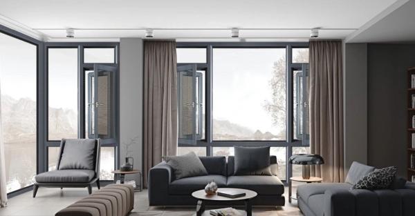 DIN AMA T8 Thickness 5mm Aluminium Alloy Windows