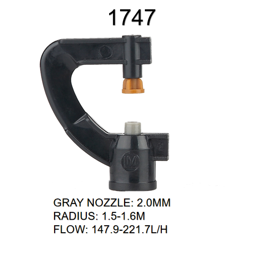Atomization G Type Sprinkler for Agriculture Irrigation and Upside Down Refraction