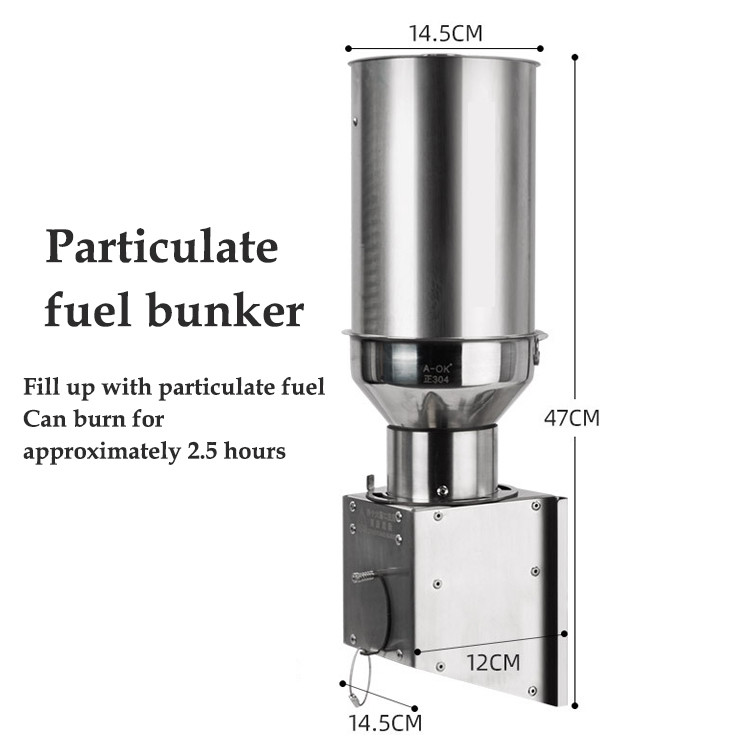 Stainless Steel Portable Foldable Heating Camp Stove for Outdoor Camping Graden Sets