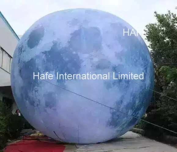 balão enorme para decorações do feriado do dia nacional, lua meados de do hélio de 3m do outono do balão da parada