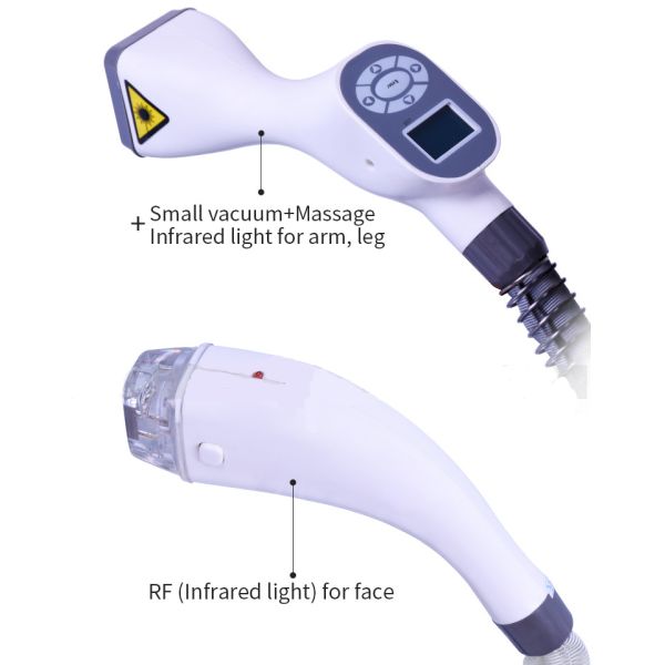 White 30k Ultrasonic Cavitation Vacuum Machine Cellulite Reduction Stationary