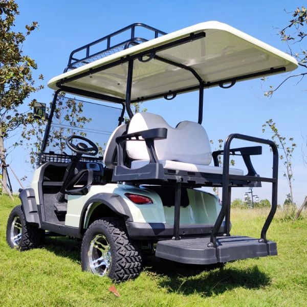 Electric Powered 2+2 Seater Golf Carts Buggy With Off Road Tyres New Design