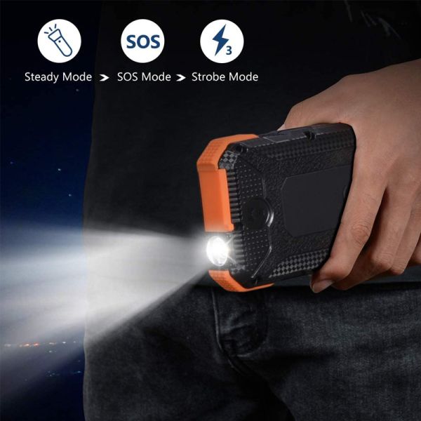 18W 20000mah Wilress Solar Power Bank Li Polymer Battery