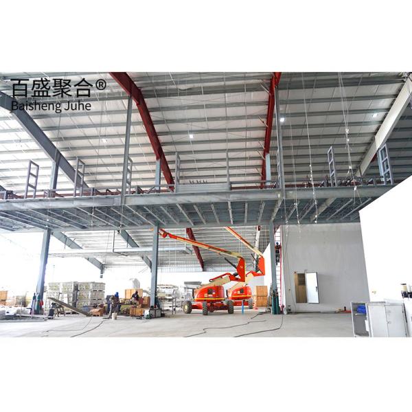 Prefabricados com estrutura de estrutura de aço leve de grande comprimento e grau de aço Q355 Q235B
