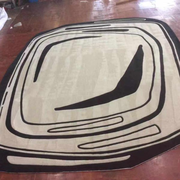 Cotton Cloth Backing Custom Bape Commission Rug for Handmade Tufted Designer Carpet