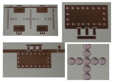 Multi Layer High TG PCB Rogers RT / duroid 5870 For RF Digital Radio Antenna