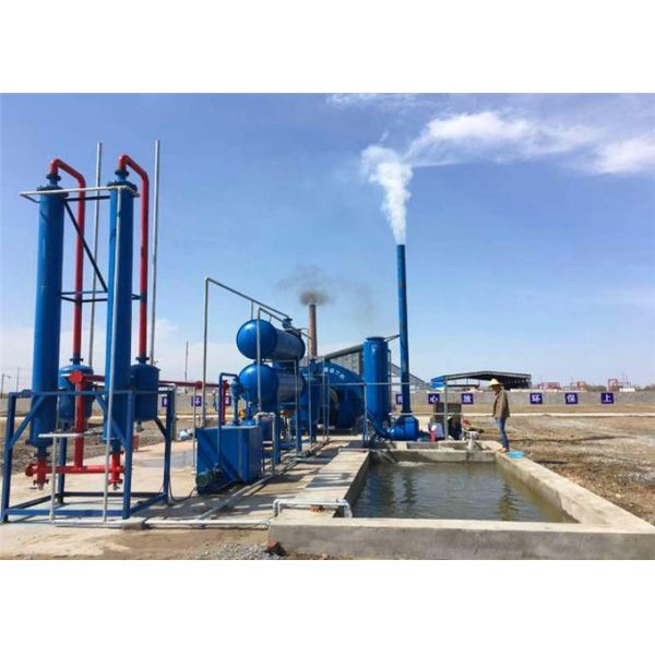 25T Automatic Fully Continuous Pyrolysis Machine Tire To Oil Plant For Sale