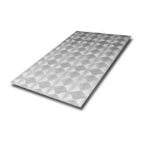 Pantallas decorativas de acero inoxidable 3D con acabado láser
