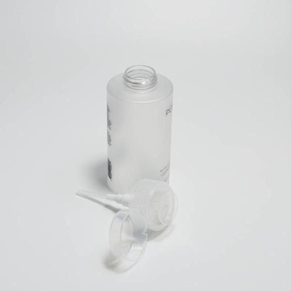 300ml Plastic PET Cosmetic Eye Nail Polish Push Down Pump Bottle