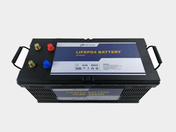 Bateria profunda recarregável do ciclo do ferro Lifepo4 do lítio de 2560Wh 12v 200ah