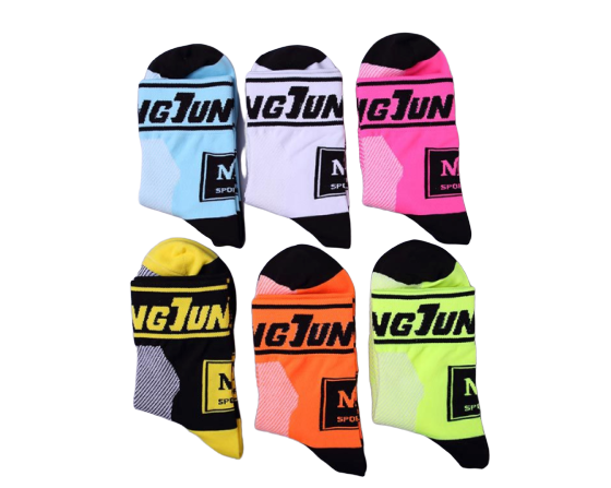 Anti - Bacterial Crew Men Custom Sports Socks / Breathable Athletic Ankle Socks