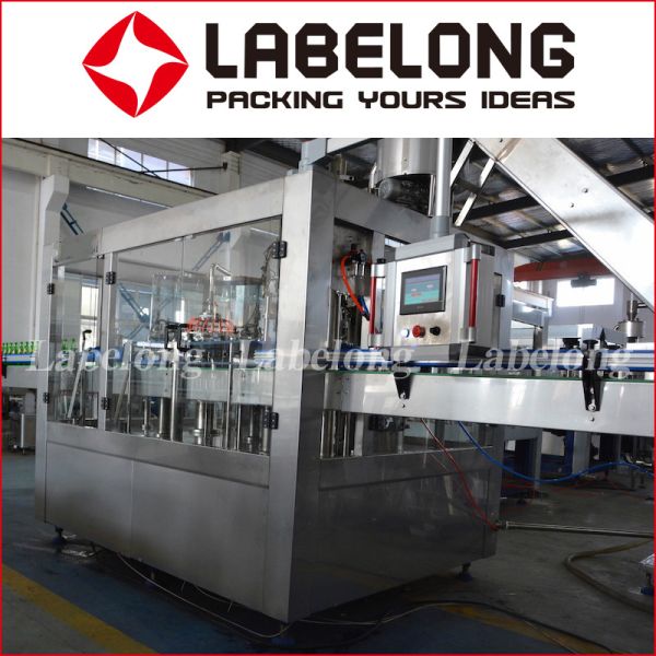 Небольшая машина 1000 BPH заполнителя бутылки вина пива SUS304 емкости