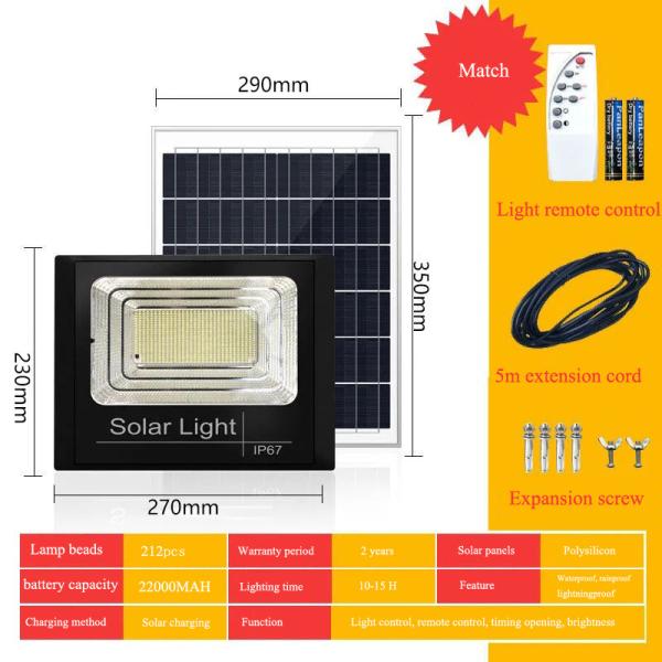 Led parking lot flood Solar Lights Outdoor Lighting Garden IP67 Lights Flood Lights Street Lights