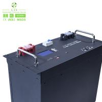 Lifepo4 submeteu 10kw o lítio Ion Battery 48v 100ah 200ah para o armazenamento de energia solar