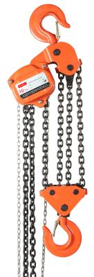 aço alaranjado manual do bloco 10T Chain para o uso de levantamento do armazém
