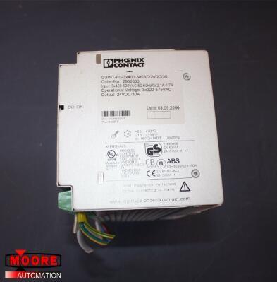 QUINT-PS-3X400-500AC/24DC/30 2938633  Phoenix Contact  Power Supply