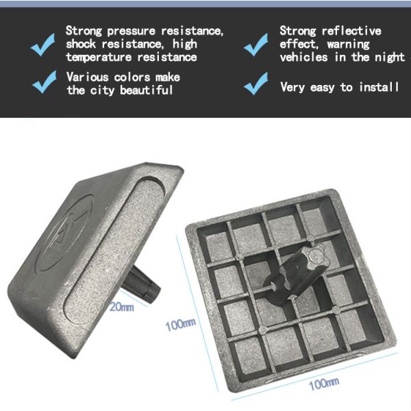 20 Years Pavement Marker PMMA Reflective Road Stud Price Road Spike Reflective Studs for Highway