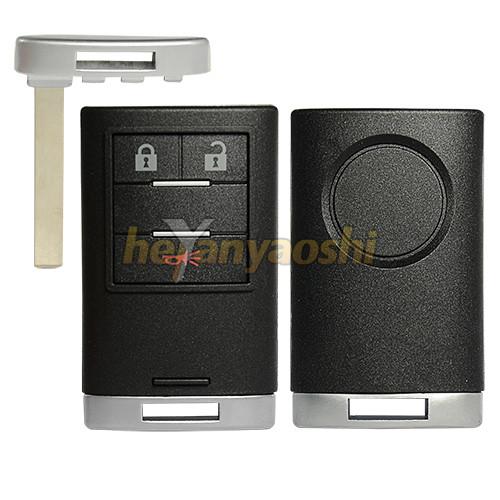 Black Smart Cadillac Ext Camper Shell , High Accuracy 3 Button Remote Key