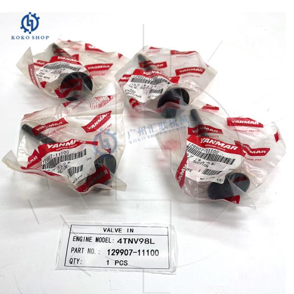 129907-11100 12990711100 Ex Valve For Yammar 4TNV94 4TNV98 4D94E 4TNV98L Engine Spare Parts