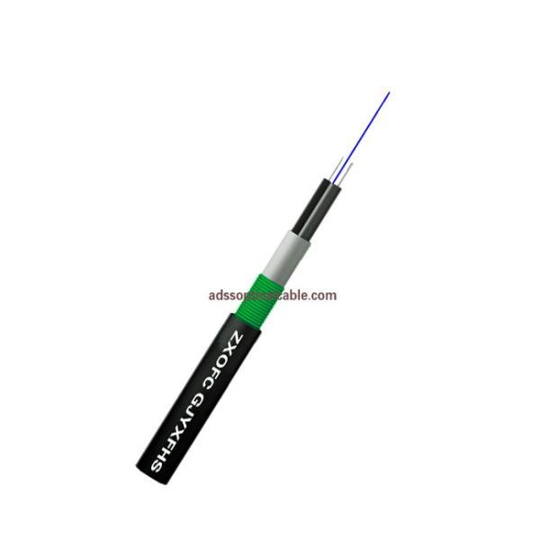 Tipo não metálico blindado da curva da fita de aço do cabo de fibra ótica do canal FTTH