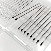 Cotonete pegajoso em gel de silicone pontiagudo ESD preto para limpeza SMT