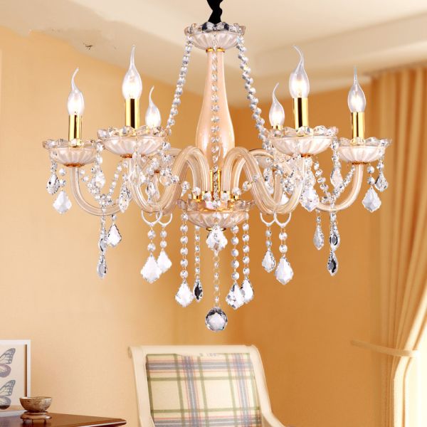 Champagne color crystal chandeliers for the home lighting (WH-CY-29)