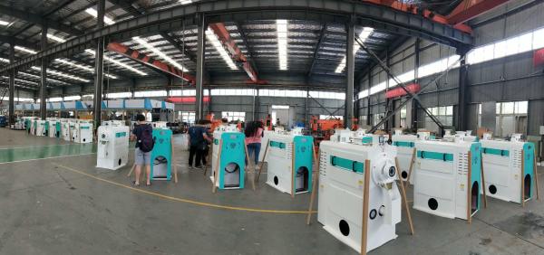 1.7x2.05x1.5m 55kw Single Emery roller Rice Mill Whitener