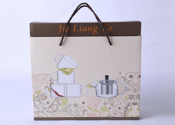 Professional Loose Tea Gift Sets Borosilicate Glass Tea Infuser Teapot 500ML Kattle