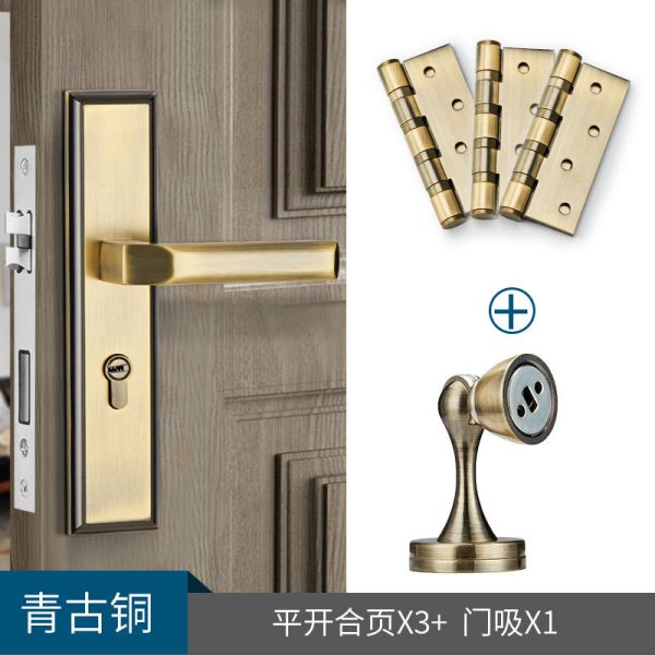 58mm Mortise Door Lock Handle For Bedroom Door Zinc Alloy Material