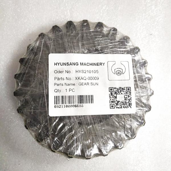 Engrenagem de redução Gear-1 do balanço Sun XKAQ-00009 XKAQ-00392 XKAQ-00195 para Hyundai R320LC7