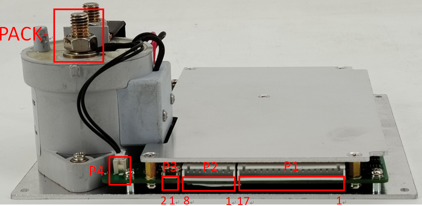 Home High Voltage BMS 40S 150A Lithium Battery BMS Master Slave RS485 / CANbus Communication