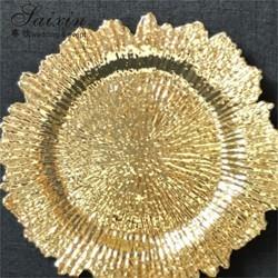 Venda a quente Placas de carregamento de acrílico transparente de casamento Decoração de mesa Placas de carregamento de plástico de casamento