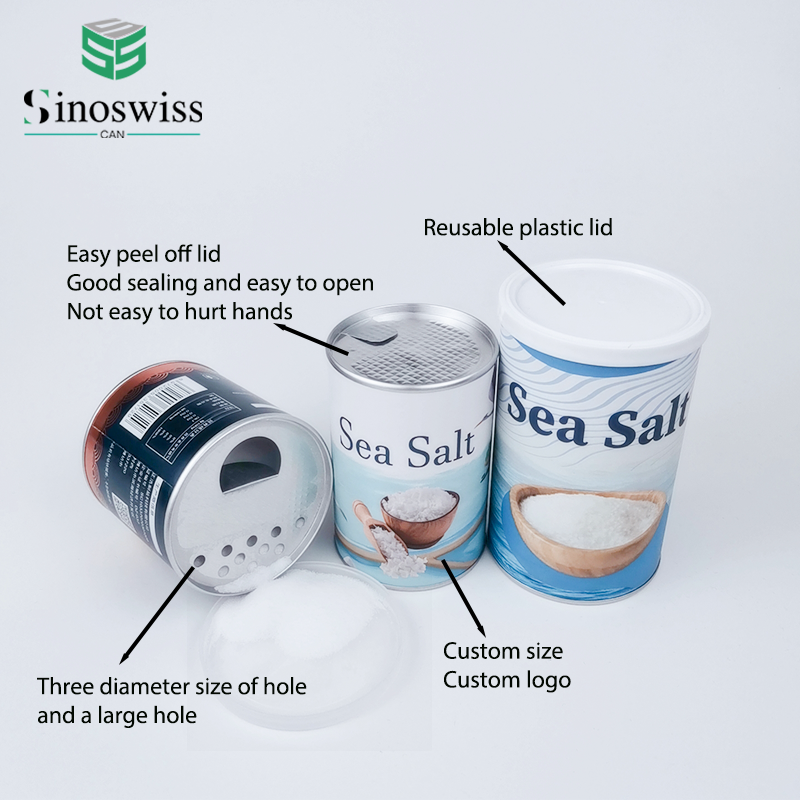 Reusable Cardboard Tubes For Packaging Salt Sesame Sugar Spice Paper Container